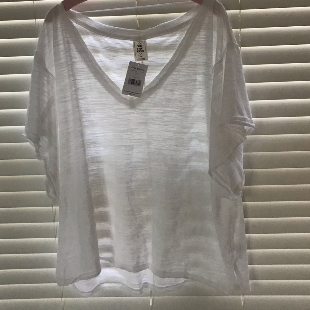 Free People We The Free V Neck Tee